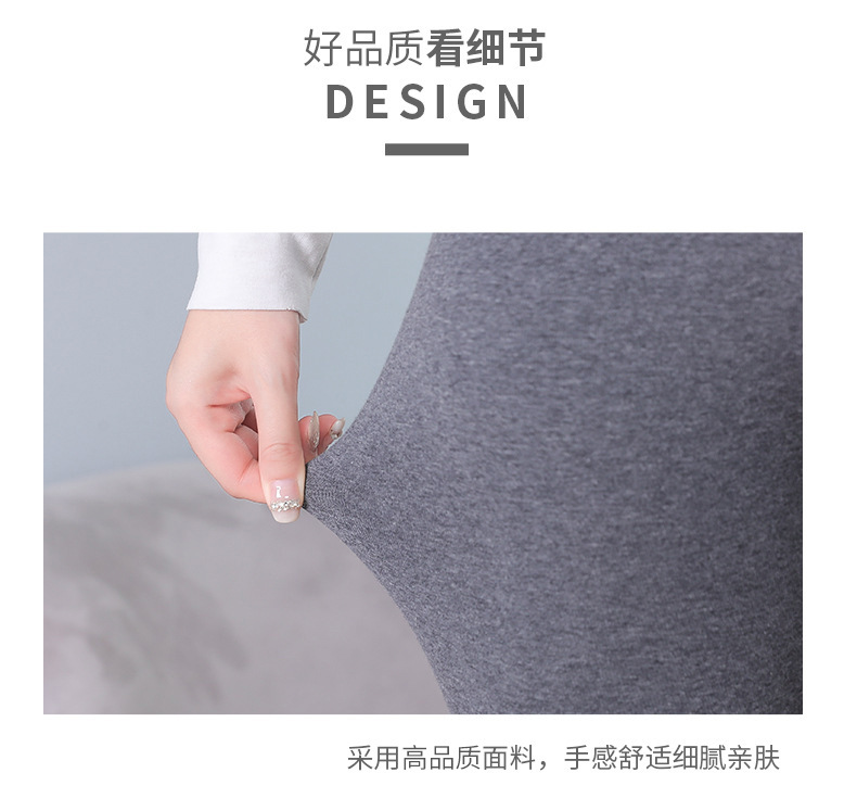 New High Waist Leggings Large Size Skinny Pants Pencil Pants Women's Outer Cropped Pants Fleece-Lined Thickened Winter