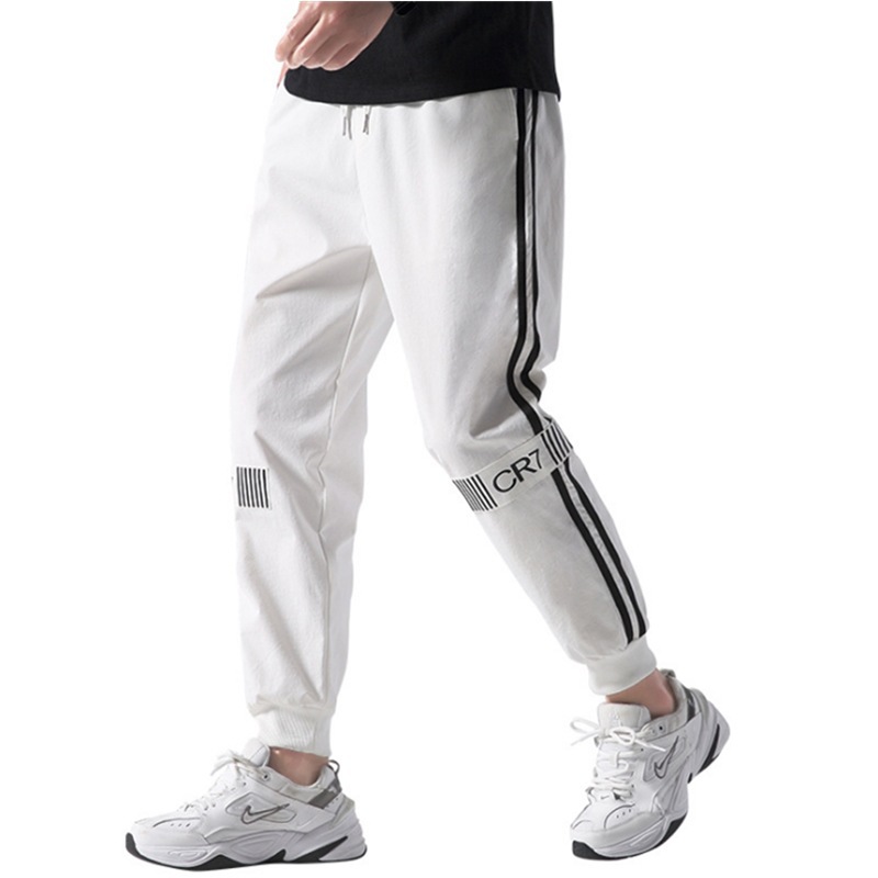 Pants Men&#039;s Ninth Pants Summer Trendy Classic Thin Ankle-Tied Sports Jogger Pants Sweatpants Men Fashion Brands Casual Pants