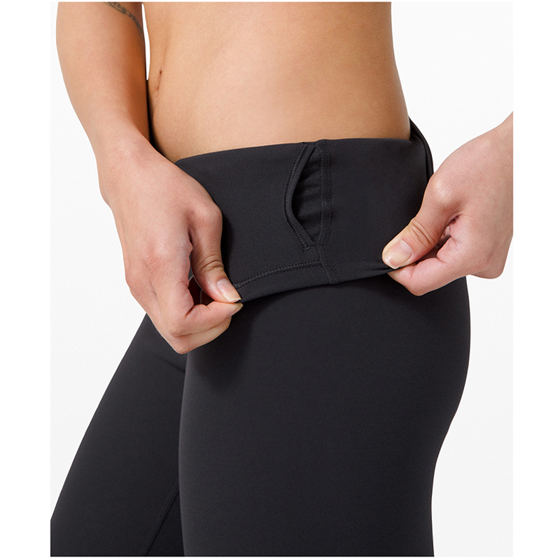 Amazon Lulu Double-Sided Brushed Yoga Pants Women's Skin-Friendly Nude Feel Yoga Ninth Pants Peach Hip Raise Yoga Amazon Lulu Double-Sided Brushed Yoga Pants Women's Skin-Friendly Nude Feel Yoga Ninth Pants Peach Hip Raise Yoga
