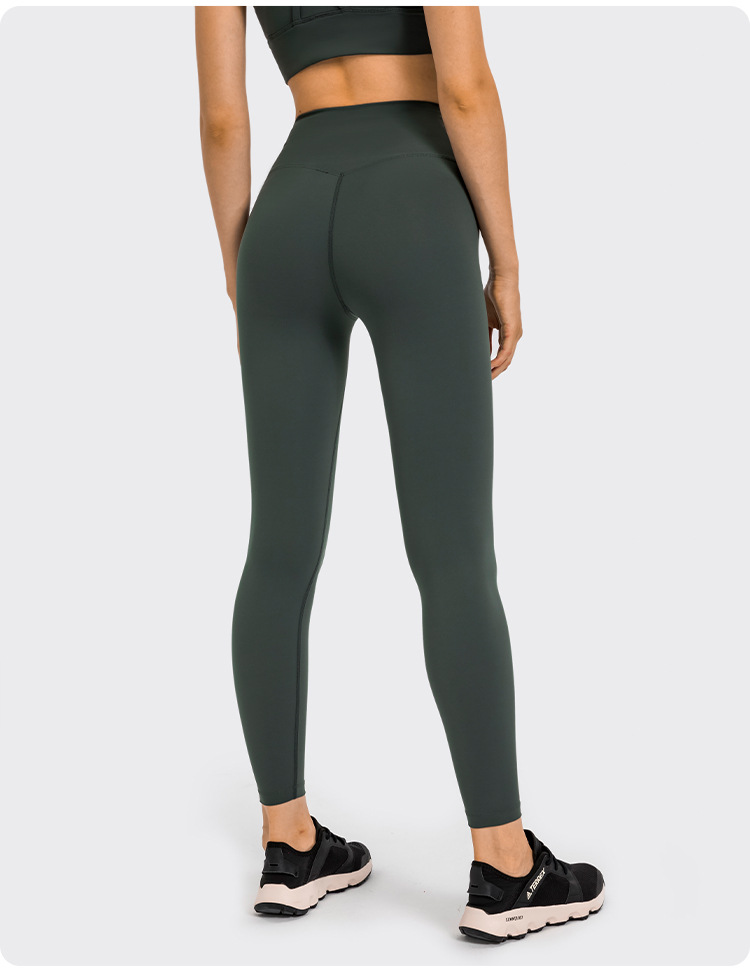 2021 Autumn New Nude Feel Yoga Pants Women's No Embarrassment Line High Waist Hip Lift Stretch Fitness Sports Ninth Pants 2021 Autumn New Nude Feel Yoga Pants Women's No Embarrassment Line High Waist Hip Lift Stretch Fitness Sports Ninth Pants
