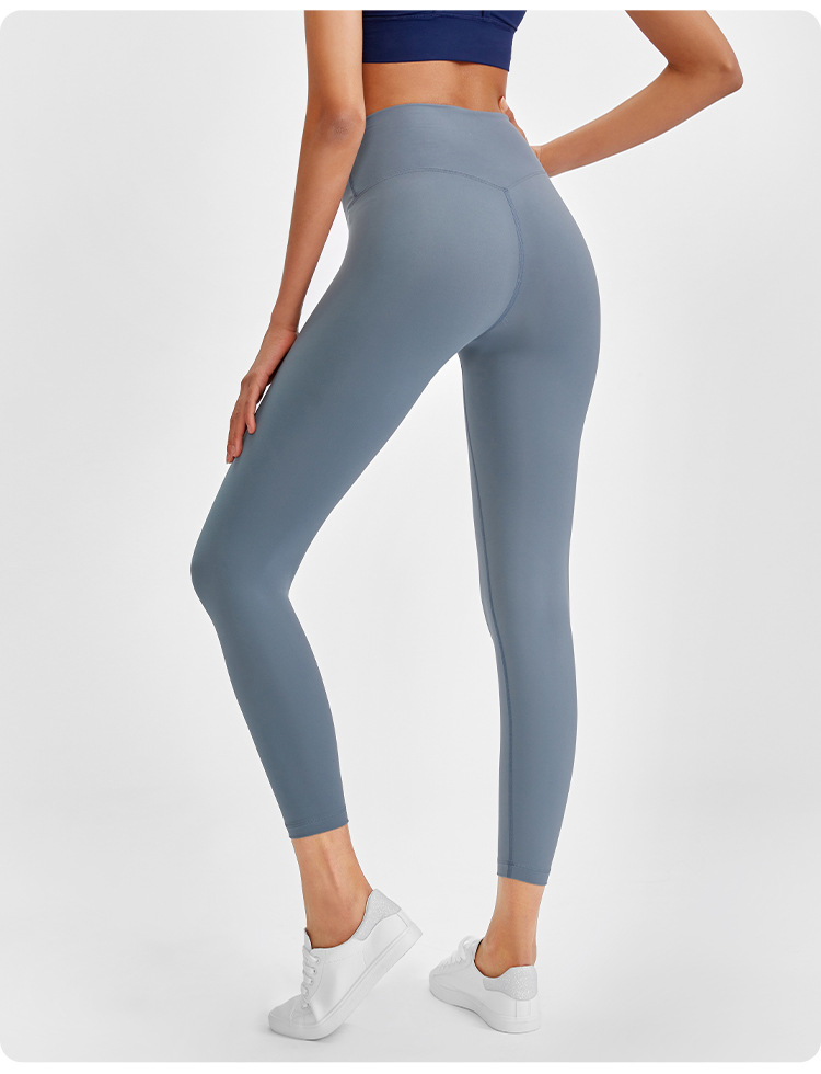 2021 Autumn New Nude Feel Yoga Pants Women's No Embarrassment Line High Waist Hip Lift Stretch Fitness Sports Ninth Pants 2021 Autumn New Nude Feel Yoga Pants Women's No Embarrassment Line High Waist Hip Lift Stretch Fitness Sports Ninth Pants