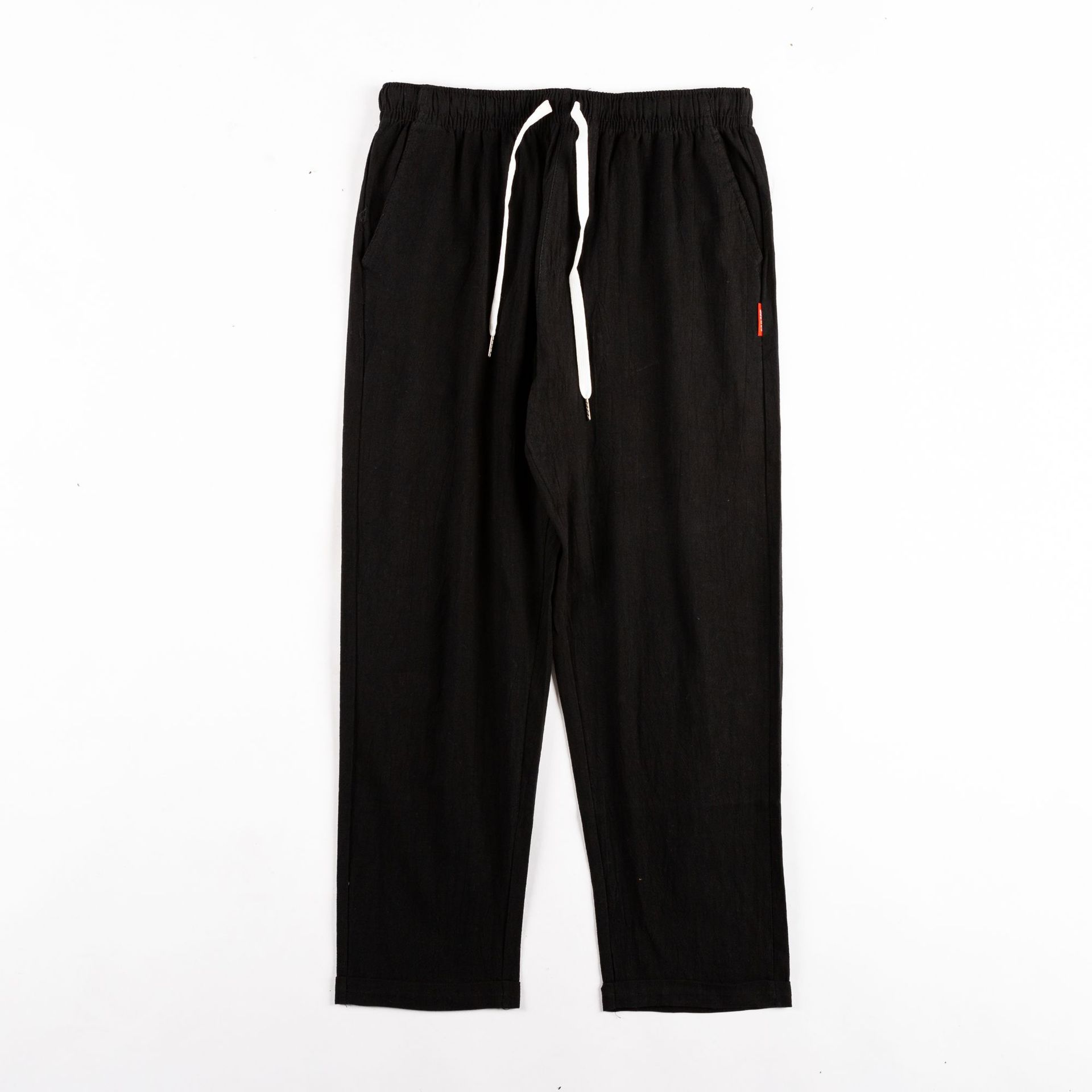 2021year Sports Pants Men&#039;s Summer Ankle Banded Pants Men&#039;s Casual Pants Men&#039;s Cotton Linen Men&#039;s Ninth Pants Summer Trendy Sweatpants