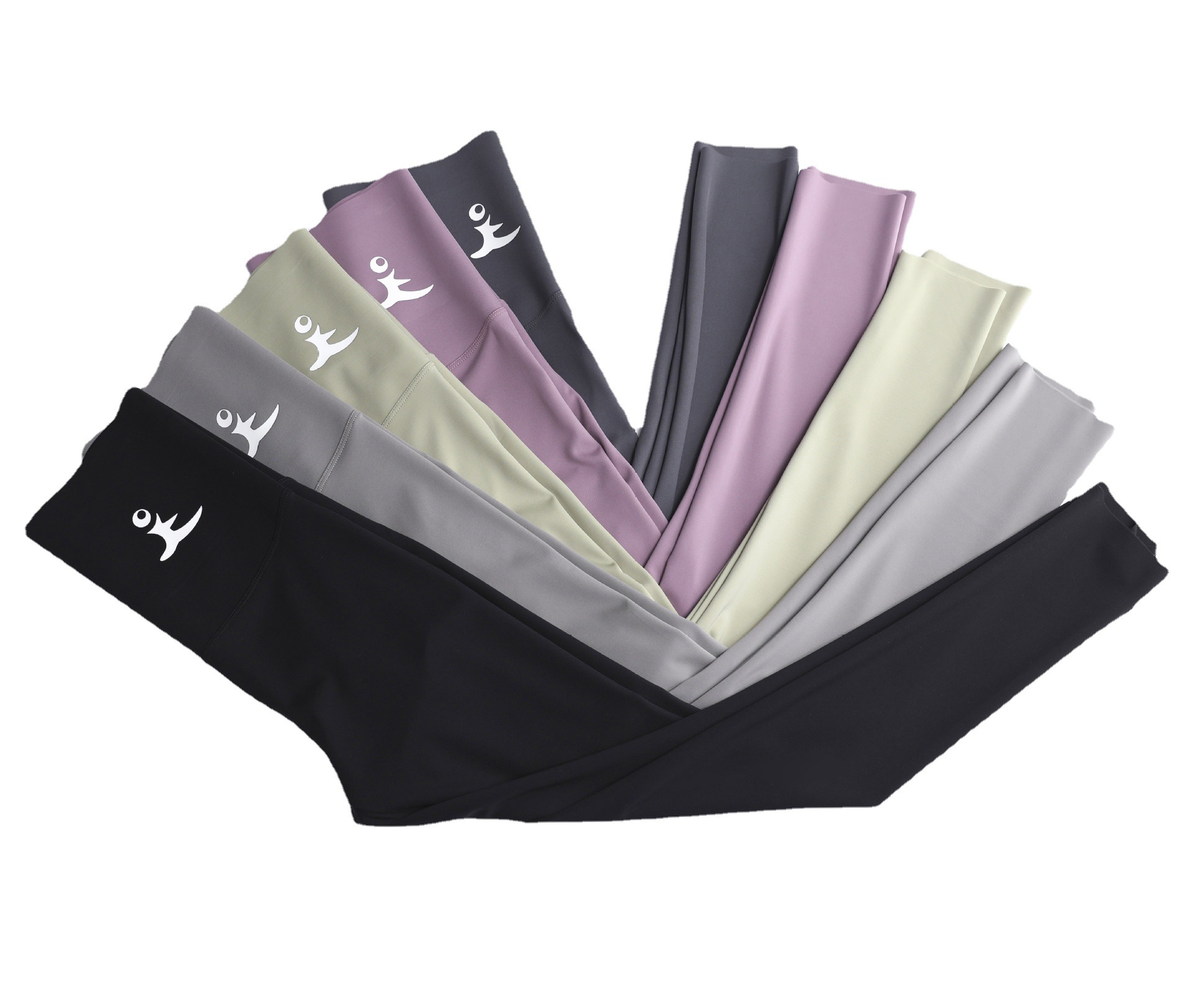 [Cross-Border] Women&#039;s Outer Wear Sports Tight Butt-Lift Underwear Shark Skin Leggings Waist Shaping European and American Pants Yoga Ninth Pants