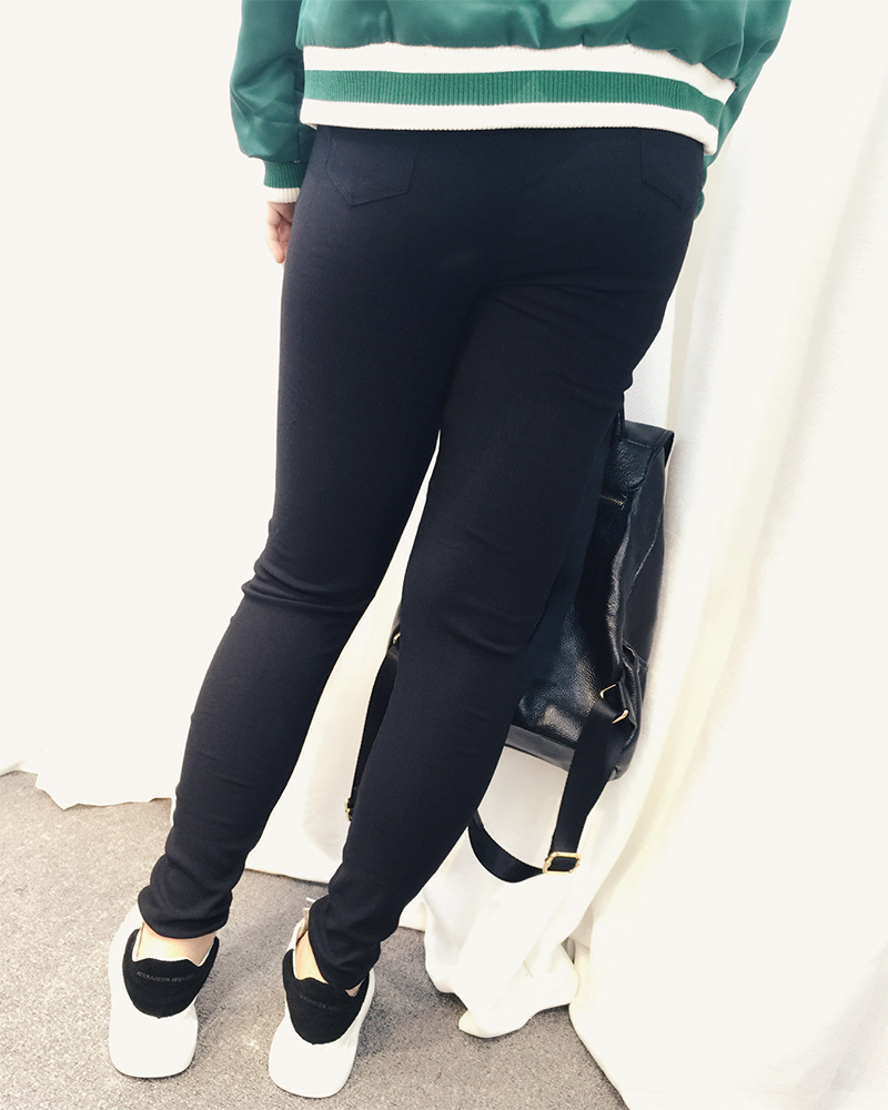 New in Spring and Autumn plus Size Women's Clothing Ripped Pencil Pants 300 Jin Fat People Elastic Slim Fit Slimming Ninth Pants 216 New in Spring and Autumn plus Size Women's Clothing Ripped Pencil Pants 300 Jin Fat People Elastic Slim Fit Slimming Ninth Pants 216
