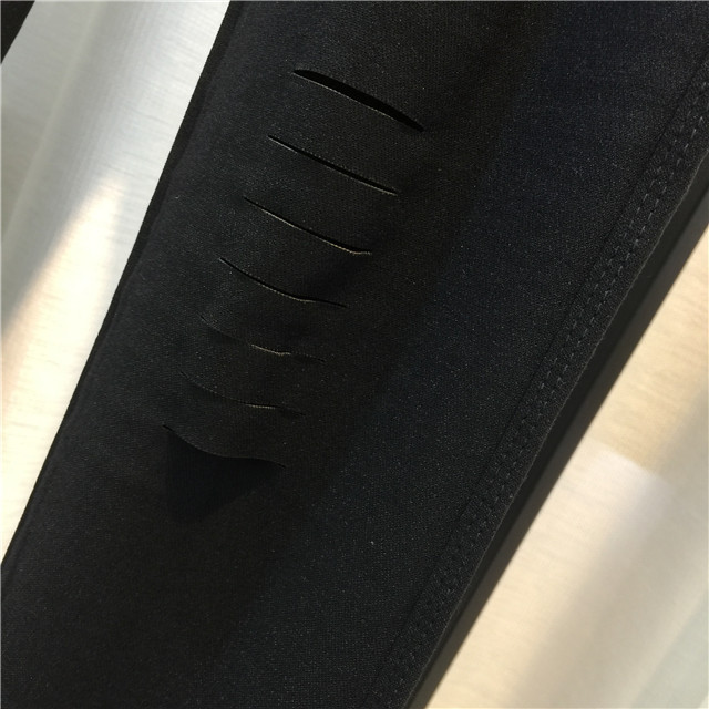 New in Spring and Autumn plus Size Women's Clothing Ripped Pencil Pants 300 Jin Fat People Elastic Slim Fit Slimming Ninth Pants 216 New in Spring and Autumn plus Size Women's Clothing Ripped Pencil Pants 300 Jin Fat People Elastic Slim Fit Slimming Ninth Pants 216