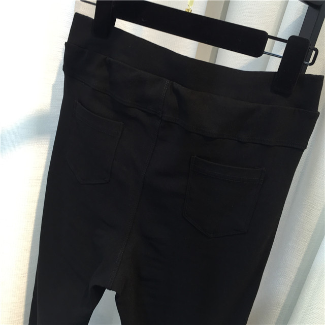 New in Spring and Autumn plus Size Women's Clothing Ripped Pencil Pants 300 Jin Fat People Elastic Slim Fit Slimming Ninth Pants 216 New in Spring and Autumn plus Size Women's Clothing Ripped Pencil Pants 300 Jin Fat People Elastic Slim Fit Slimming Ninth Pants 216
