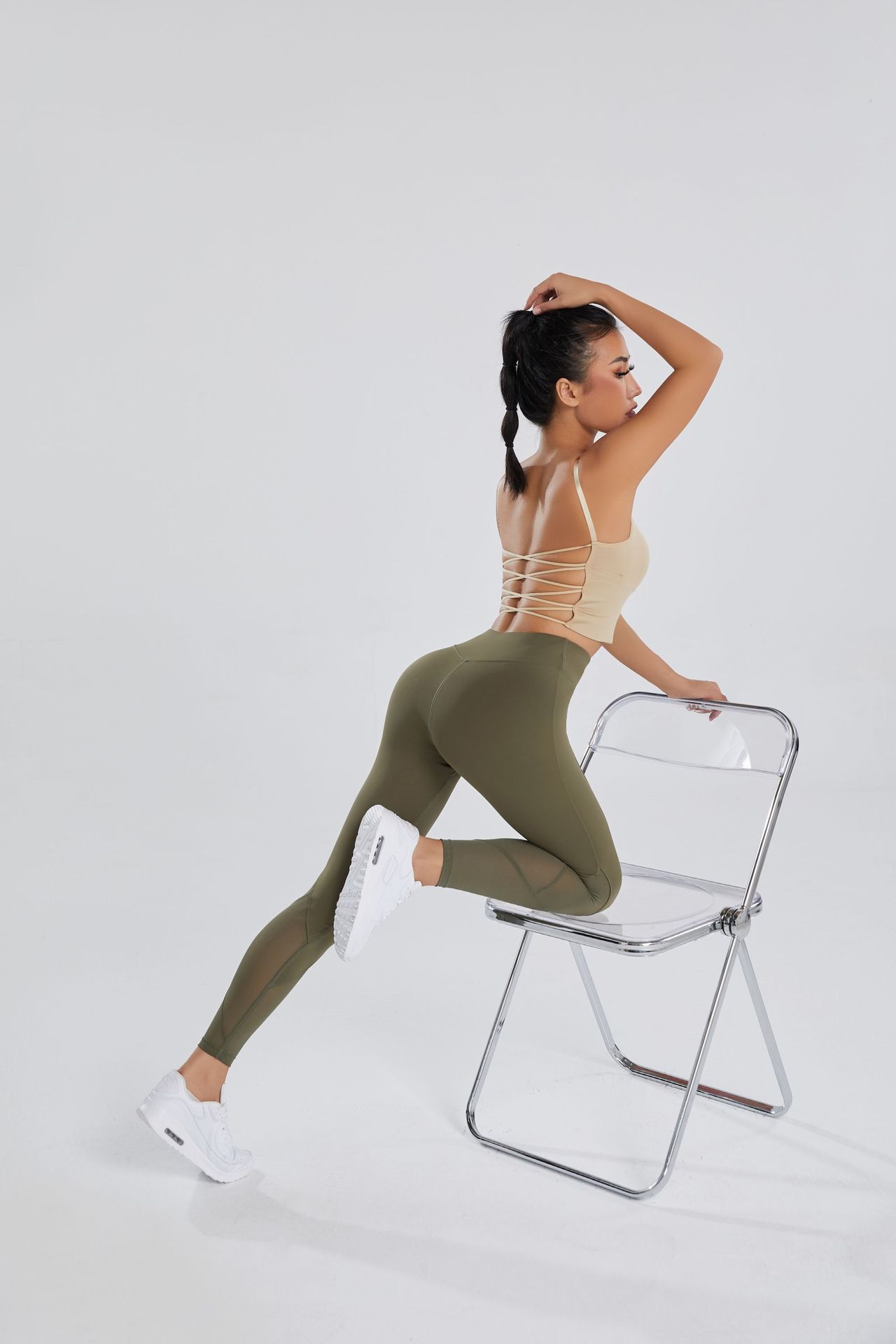 Shengzhan Knitted Sports Yoga Ninth Pants Tight High Waist Hip Lift Quick-Drying Running Fitness Pants One Piece Dropshipping Shengzhan Knitted Sports Yoga Ninth Pants Tight High Waist Hip Lift Quick-Drying Running Fitness Pants One Piece Dropshipping