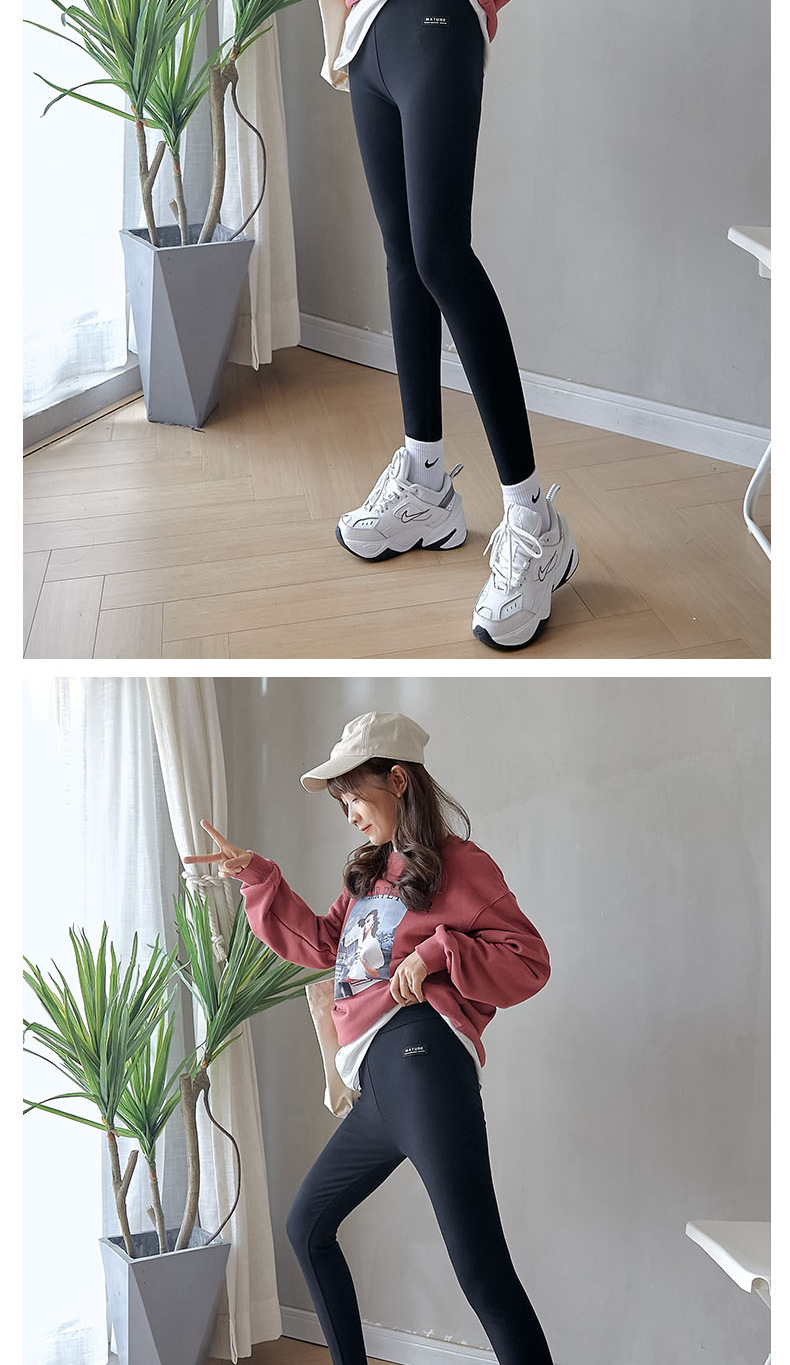 Autumn and Winter Extra Long Underwear Leggings Women's Outer Wear 175 Tall Fleece-Lined Skinny Slimming Yoga Ninth Pants One Piece Dropshipping