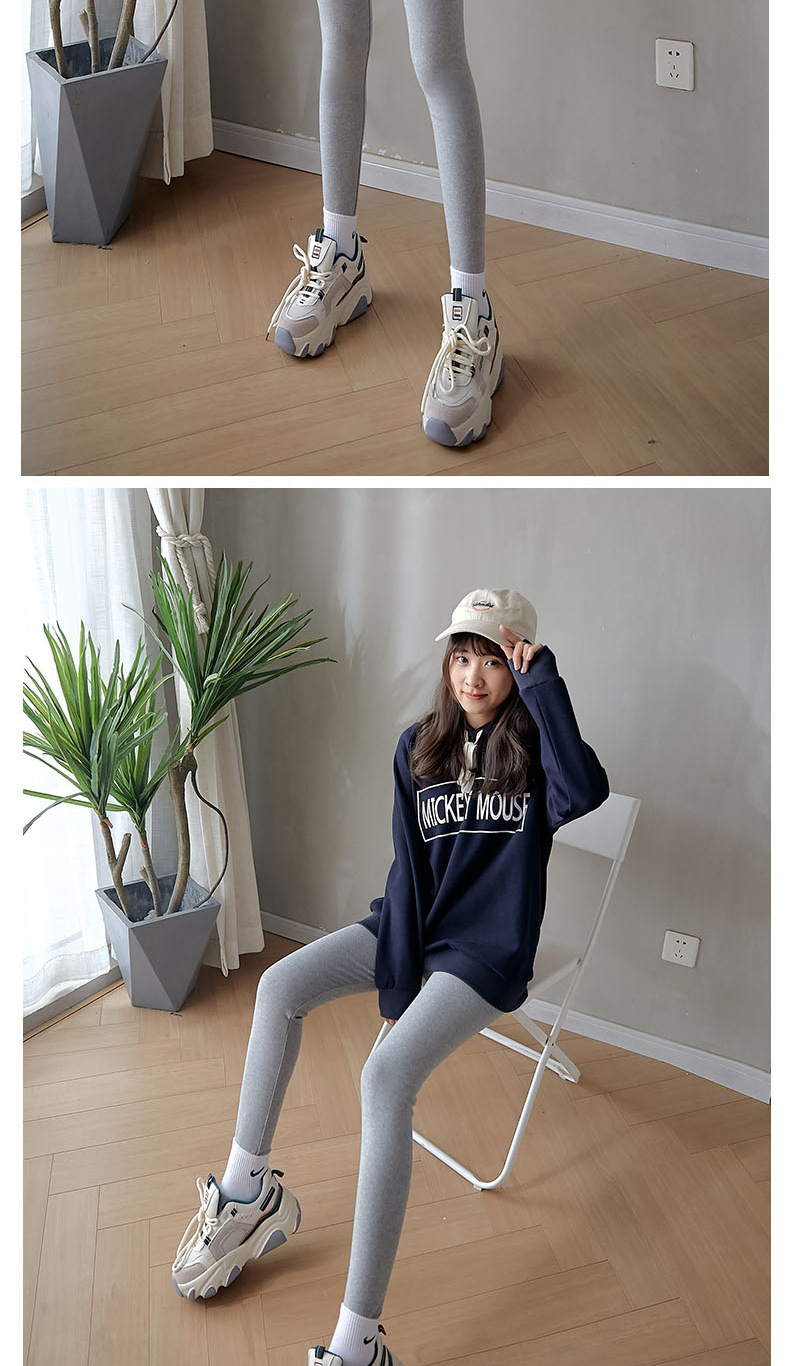 Autumn and Winter Extra Long Underwear Leggings Women's Outer Wear 175 Tall Fleece-Lined Skinny Slimming Yoga Ninth Pants One Piece Dropshipping