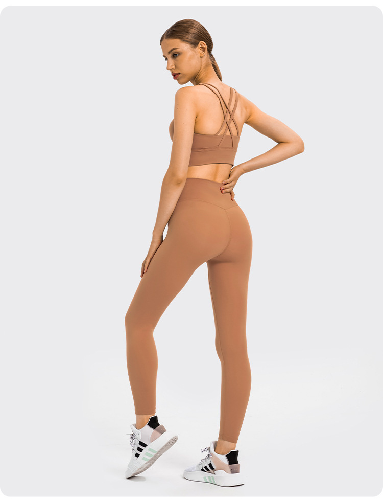2020 Autumn New Product Nude Feel Yoga Pants Women's No Embarrassment Line High Waist Hip Lift Stretch Fitness Sports Ninth Pants 2020 Autumn New Product Nude Feel Yoga Pants Women's No Embarrassment Line High Waist Hip Lift Stretch Fitness Sports Ninth Pants