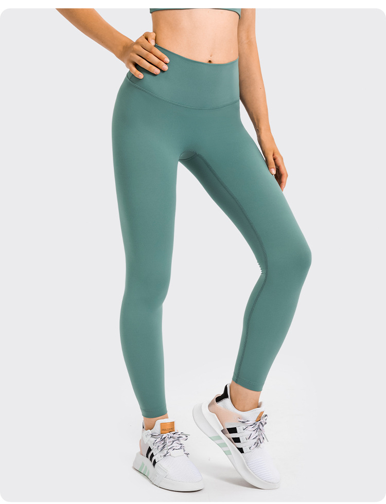 2020 Autumn New Product Nude Feel Yoga Pants Women's No Embarrassment Line High Waist Hip Lift Stretch Fitness Sports Ninth Pants 2020 Autumn New Product Nude Feel Yoga Pants Women's No Embarrassment Line High Waist Hip Lift Stretch Fitness Sports Ninth Pants