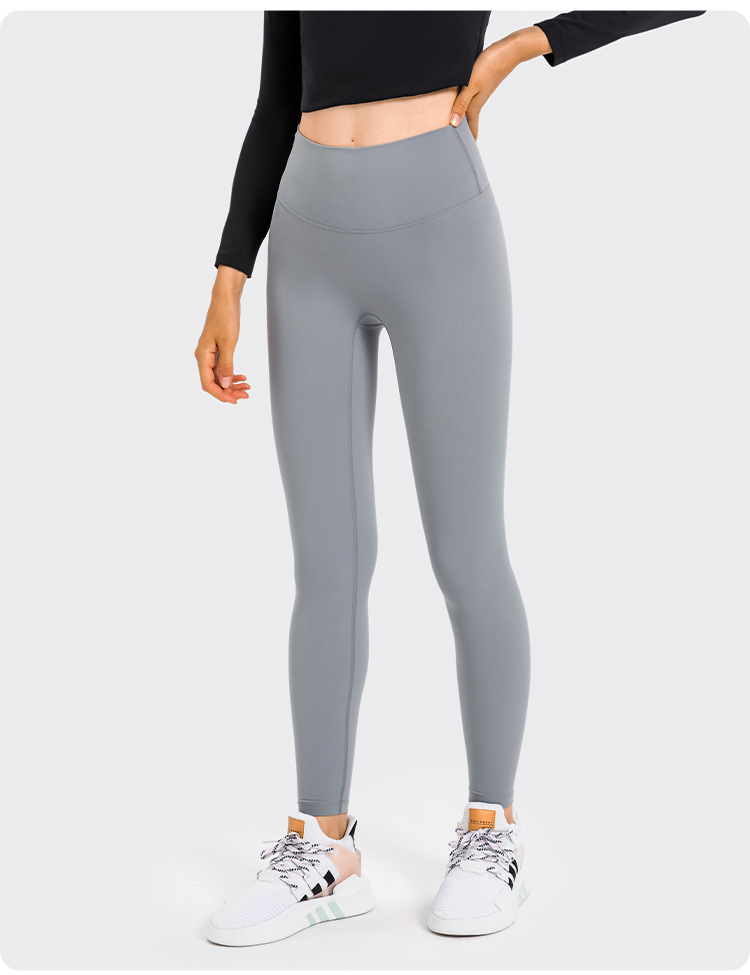 2020 Autumn New Product Nude Feel Yoga Pants Women's No Embarrassment Line High Waist Hip Lift Stretch Fitness Sports Ninth Pants 2020 Autumn New Product Nude Feel Yoga Pants Women's No Embarrassment Line High Waist Hip Lift Stretch Fitness Sports Ninth Pants