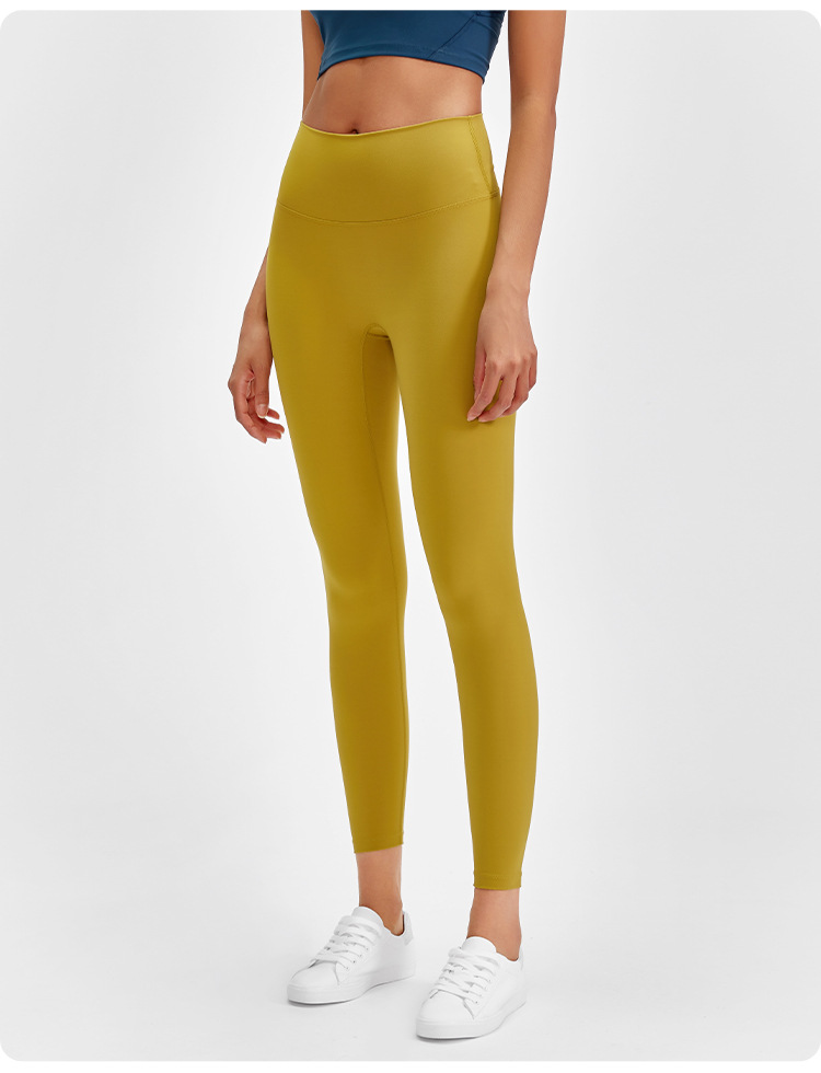 2020 Autumn New Product Nude Feel Yoga Pants Women's No Embarrassment Line High Waist Hip Lift Stretch Fitness Sports Ninth Pants 2020 Autumn New Product Nude Feel Yoga Pants Women's No Embarrassment Line High Waist Hip Lift Stretch Fitness Sports Ninth Pants