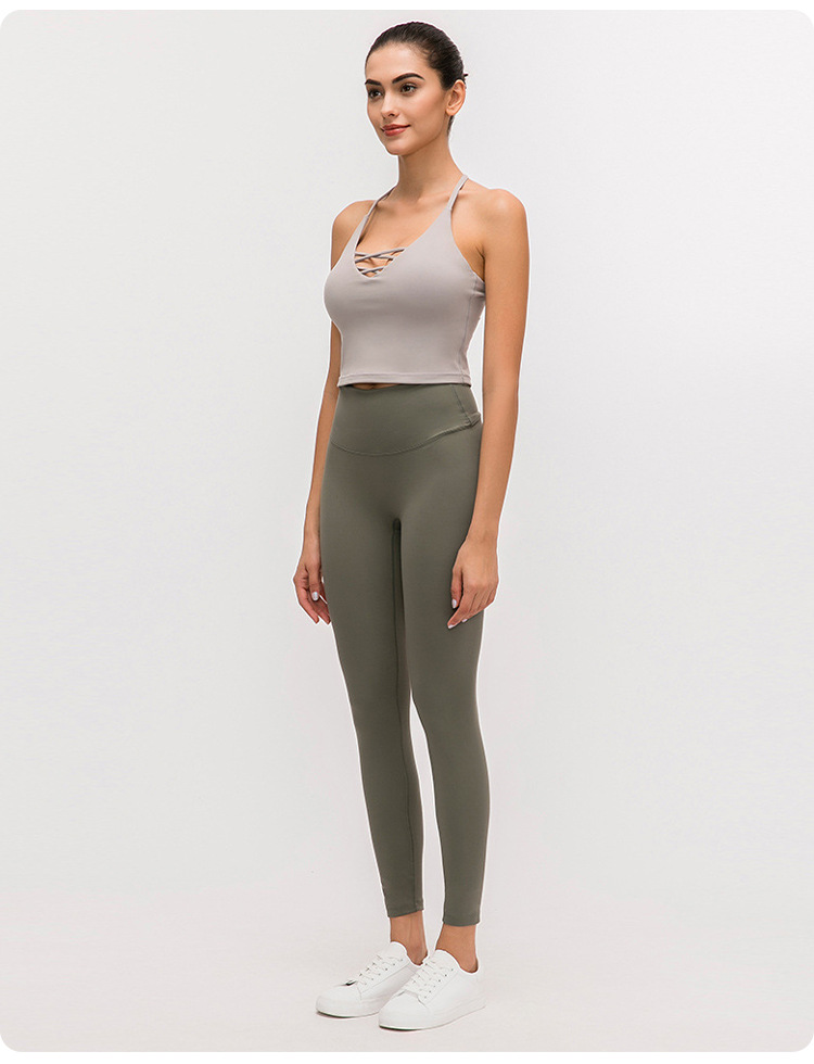 2020 Autumn New Product Nude Feel Yoga Pants Women's No Embarrassment Line High Waist Hip Lift Stretch Fitness Sports Ninth Pants 2020 Autumn New Product Nude Feel Yoga Pants Women's No Embarrassment Line High Waist Hip Lift Stretch Fitness Sports Ninth Pants