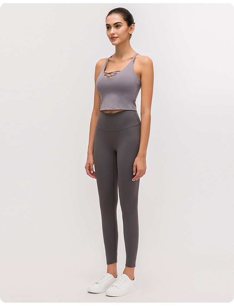 2020 Autumn New Product Nude Feel Yoga Pants Women's No Embarrassment Line High Waist Hip Lift Stretch Fitness Sports Ninth Pants 2020 Autumn New Product Nude Feel Yoga Pants Women's No Embarrassment Line High Waist Hip Lift Stretch Fitness Sports Ninth Pants