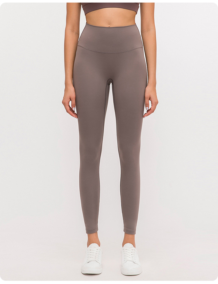 2020 Autumn New Product Nude Feel Yoga Pants Women's No Embarrassment Line High Waist Hip Lift Stretch Fitness Sports Ninth Pants 2020 Autumn New Product Nude Feel Yoga Pants Women's No Embarrassment Line High Waist Hip Lift Stretch Fitness Sports Ninth Pants