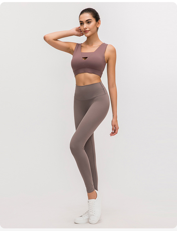 2020 Autumn New Product Nude Feel Yoga Pants Women's No Embarrassment Line High Waist Hip Lift Stretch Fitness Sports Ninth Pants 2020 Autumn New Product Nude Feel Yoga Pants Women's No Embarrassment Line High Waist Hip Lift Stretch Fitness Sports Ninth Pants