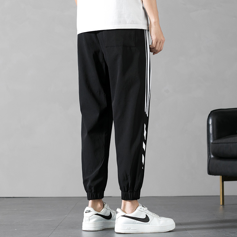 Spring and Summer Men&#039;s Pants Men&#039;s Korean Style Trendy Casual Pants Loose Tappered Overalls Sports Ninth Pants Fashion Brand