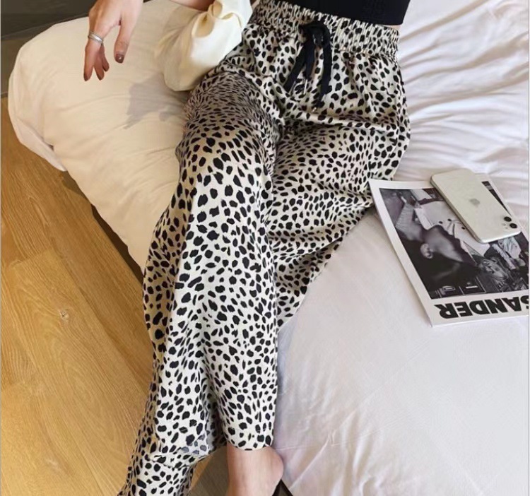 Foreign Trade Wholesale Thailand Cross-Border Hot Tie-Dyed Wide-Leg Pants Women's 2021 Summer New Cropped Trousers Foreign Trade Wholesale Thailand Cross-Border Hot Tie-Dyed Wide-Leg Pants Women's 2021 Summer New Cropped Trousers