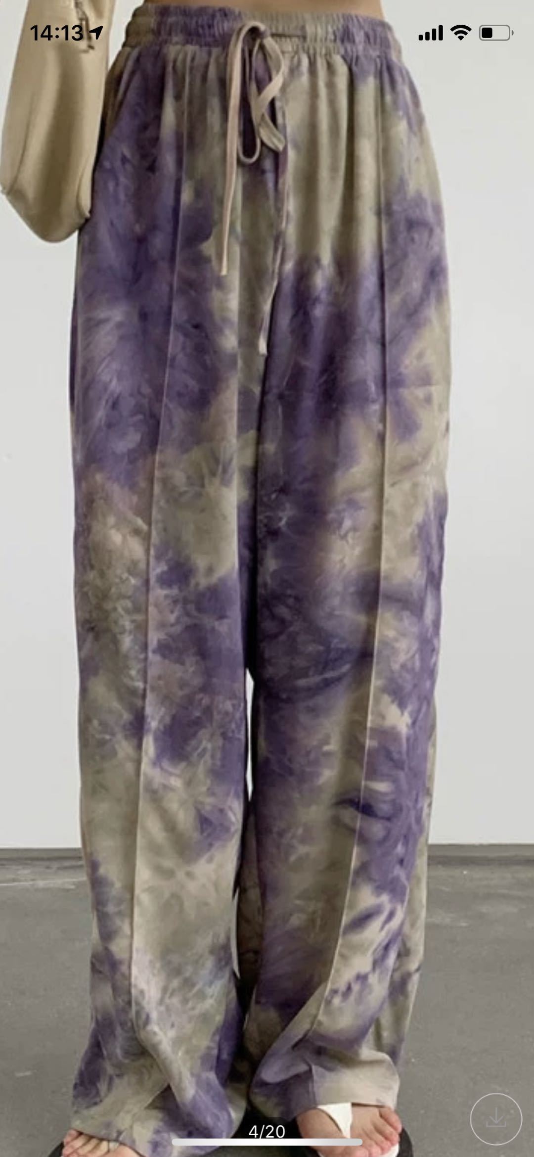 Foreign Trade Wholesale Thailand Cross-Border Hot Tie-Dyed Wide-Leg Pants Women's 2021 Summer New Cropped Trousers Foreign Trade Wholesale Thailand Cross-Border Hot Tie-Dyed Wide-Leg Pants Women's 2021 Summer New Cropped Trousers