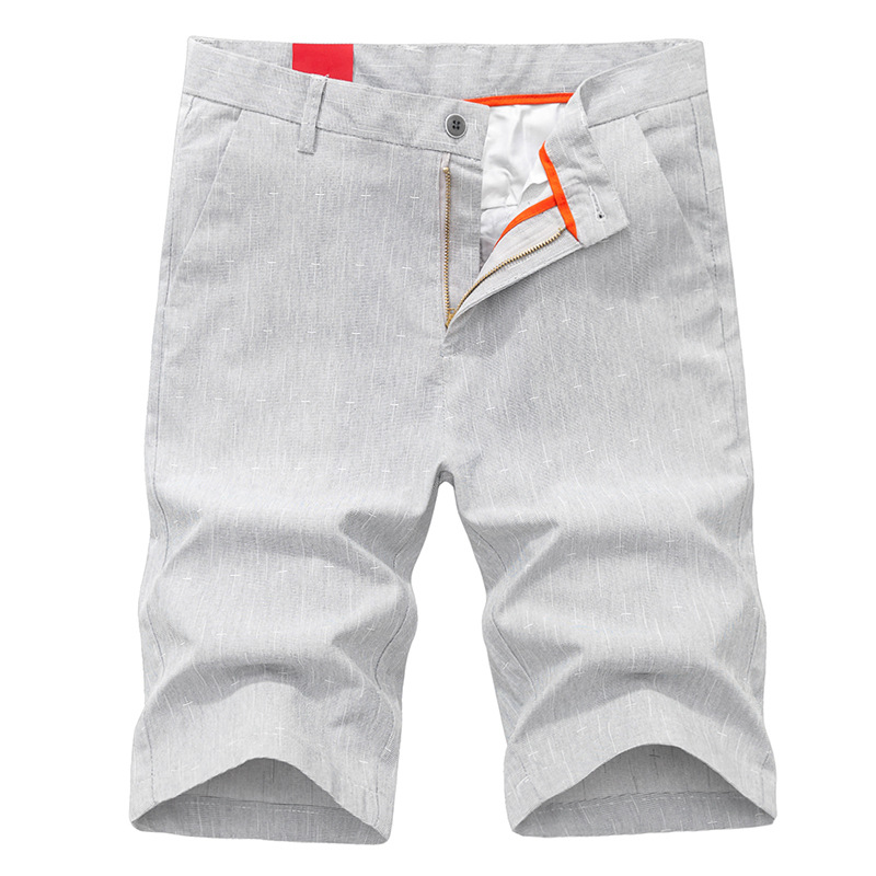 Thin Shorts Men&#039;s Summer Korean-Style Slim-Fit Cropped Pants Trendy Cropped Trousers Men&#039;s Casual Short Pants