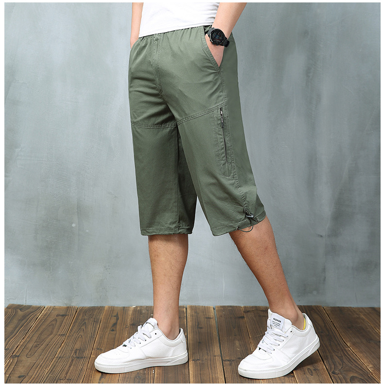 Exclusive for Cross-Border Cropped Trousers for Men Outdoor Leisure Thin Sports Shorts Multi-Pocket Loose Large Size Breeches 8995 Exclusive for Cross-Border Cropped Trousers for Men Outdoor Leisure Thin Sports Shorts Multi-Pocket Loose Large Size Breeches 8995