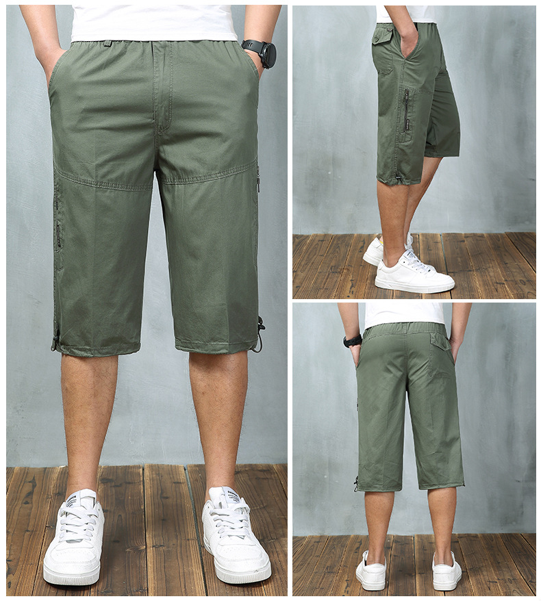 Exclusive for Cross-Border Cropped Trousers for Men Outdoor Leisure Thin Sports Shorts Multi-Pocket Loose Large Size Breeches 8995 Exclusive for Cross-Border Cropped Trousers for Men Outdoor Leisure Thin Sports Shorts Multi-Pocket Loose Large Size Breeches 8995