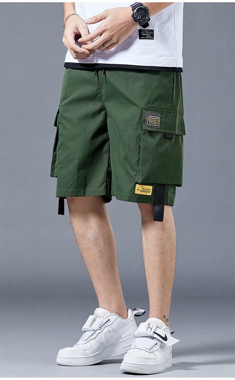 2022 Cross-Border Large Size Shorts Men's Summer Loose Five-Point Outer Wear Cropped Trousers Leisure Cargo Sports Pants Men 2022 Cross-Border Large Size Shorts Men's Summer Loose Five-Point Outer Wear Cropped Trousers Leisure Cargo Sports Pants Men