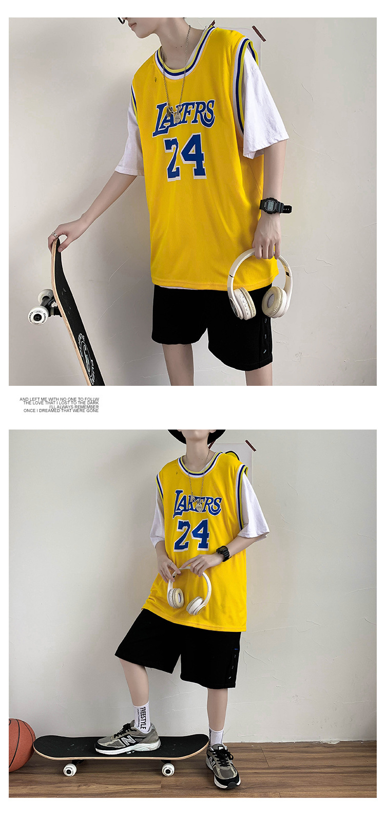 Brand Short Sleeve Tshirt Vest Men's Loose Student Sports Basketball Jersey Outer Wear Waistcoat Sleeveless Tshirt Brand Short Sleeve Tshirt Vest Men's Loose Student Sports Basketball Jersey Outer Wear Waistcoat Sleeveless Tshirt