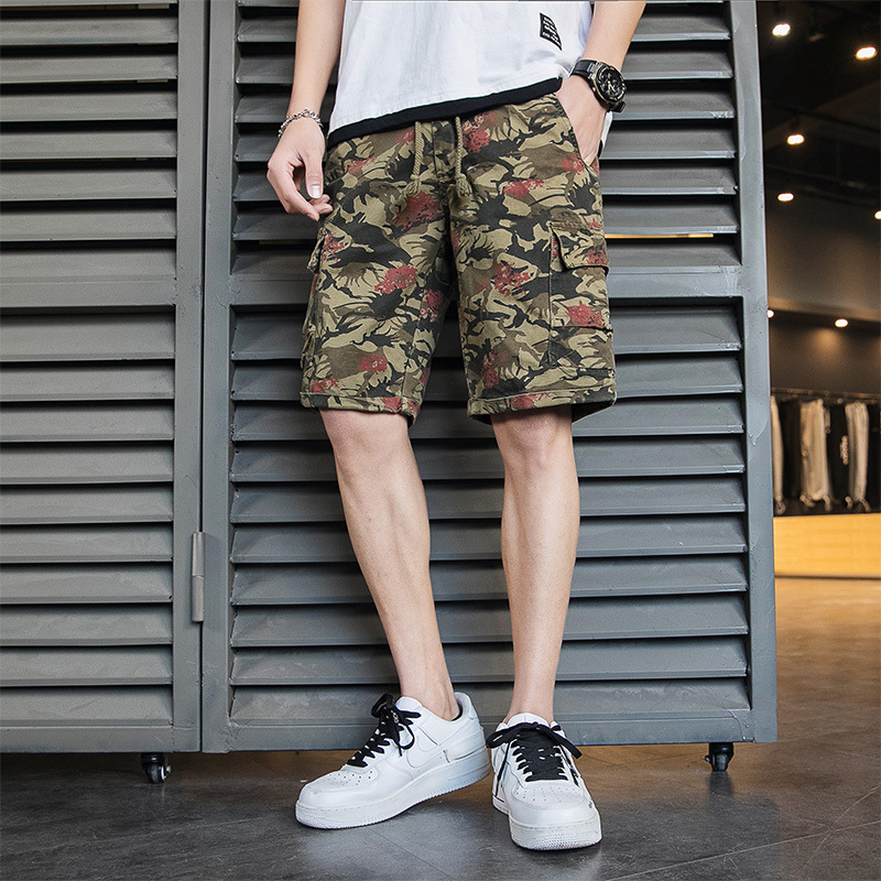 New Men&#039;s Shorts Camouflage Middle Pants Workwear Pants Casual Men&#039;s Trousers Fashion Trendy Brand   Sports wear
