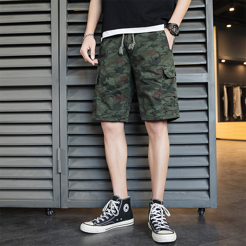 New Men&#039;s Shorts Camouflage Middle Pants Workwear Pants Casual Men&#039;s Trousers Fashion Trendy Brand   Sports wear