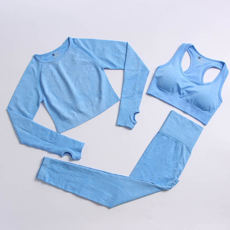 Amazon Stretch Sportswear Cross-Border High Waist Running Fitness Suit Women's Cross-Border Seamless Sports wear Amazon Stretch Sportswear Cross-Border High Waist Running Fitness Suit Women's Cross-Border Seamless Sports wear
