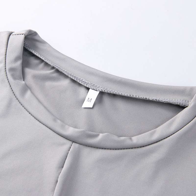 Yoga Clothes Women's Quick-Drying Running Fitness Short Sleeve Slim Fit Slimming Yoga Exercise Top Tight Stretch Yoga Short Sleeve