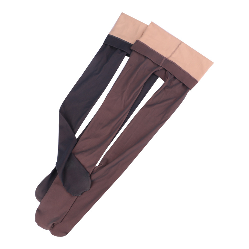 Stewardess Gray Transparent Coffee Fake Transparent Meat Spring and Autumn Thin Women&#039;s Stockings Single Layer Leggings Anti-Hook Pantyhose Hot