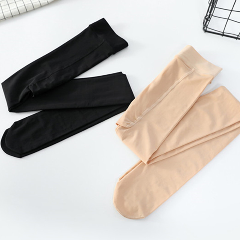 Fall Magic Socks Steel Wire Stocking Pantyhose Anti-Snagging Leggings Women&#039;s Stockings Flesh Color Slightly Transparent Stockings