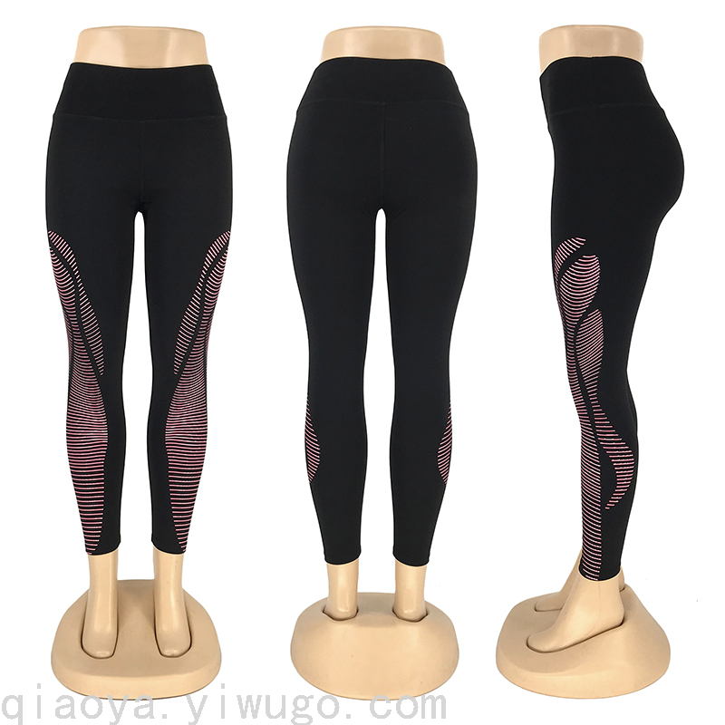New Yoga Pants Ankle-Length Pants Design Color Offset Printing Tight High Waist Leggings Exercise Workout Pants Women New Yoga Pants Ankle-Length Pants Design Color Offset Printing Tight High Waist Leggings Exercise Workout Pants Women