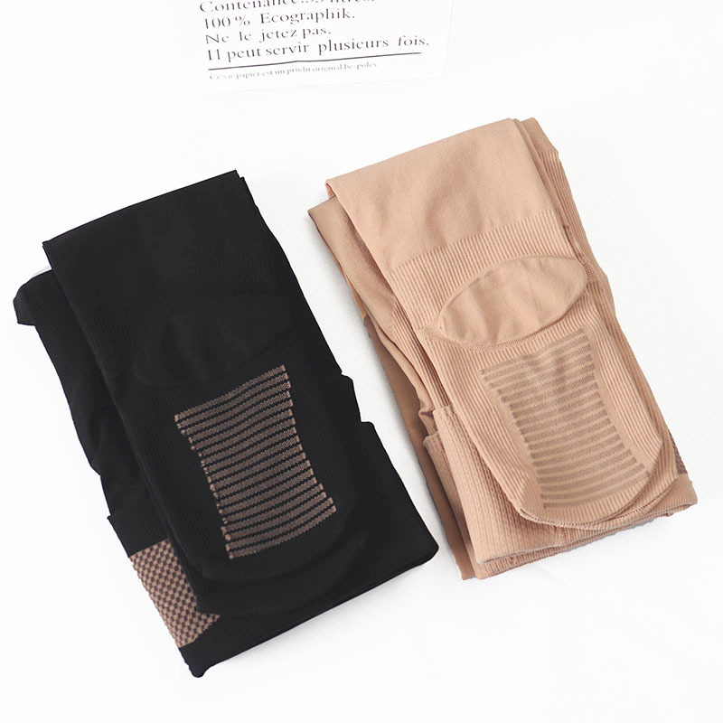 Spring and Autumn New Magnetic Liao Uterus-Protecting Pantyhose Women&#039;s Medium Thick High Waist Belly Compression Leggings Moisturizing Slimming Bare-Leg Socks