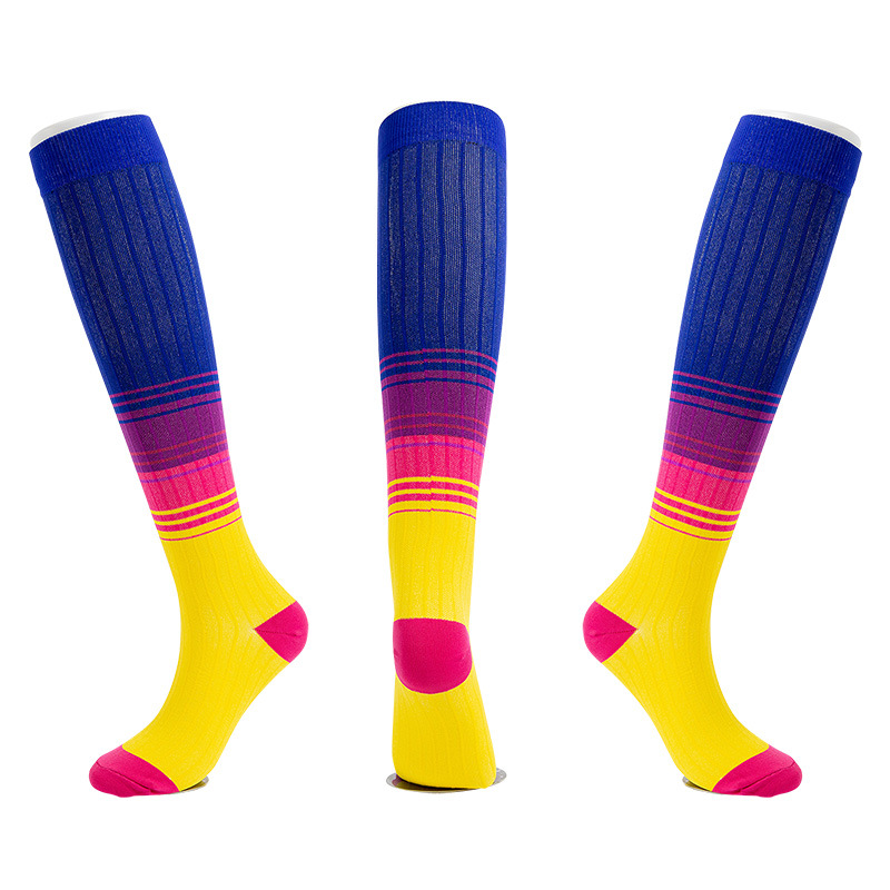 Factory Direct Sales New Fashion Sports Muscle Strength Socks Quality Soft Leggings for Men and Women Athletic Socks