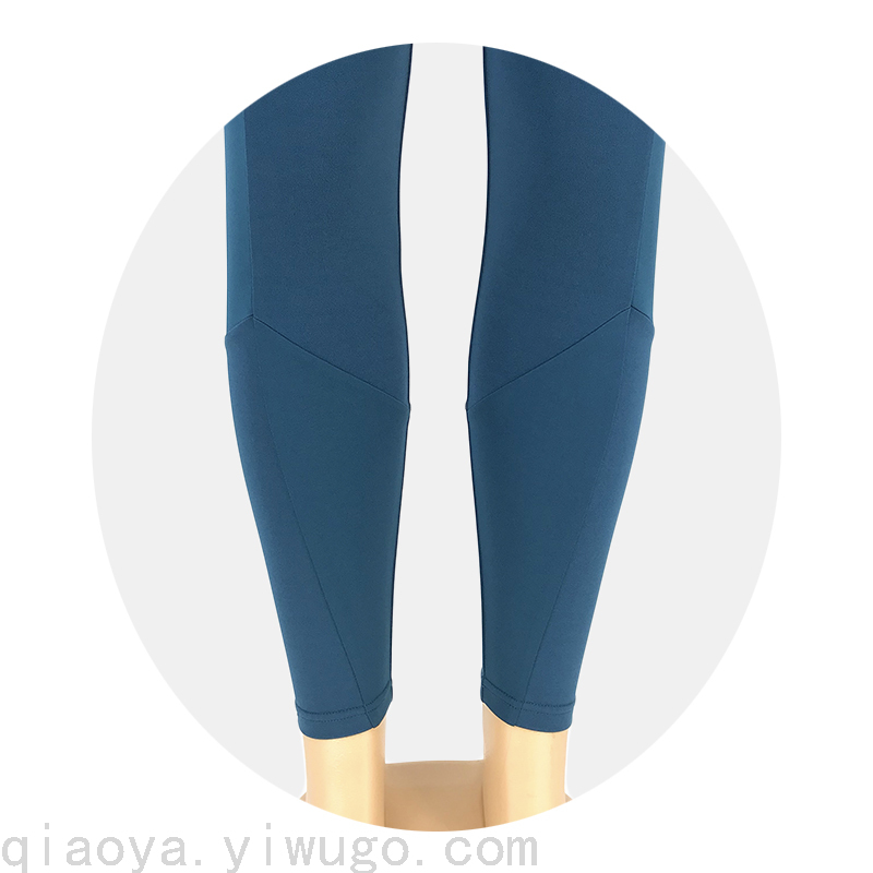 Factory New Yoga Pants Design Color Offset Printing Cropped Pants Tight High Waist Leggings Exercise Workout Pants Women