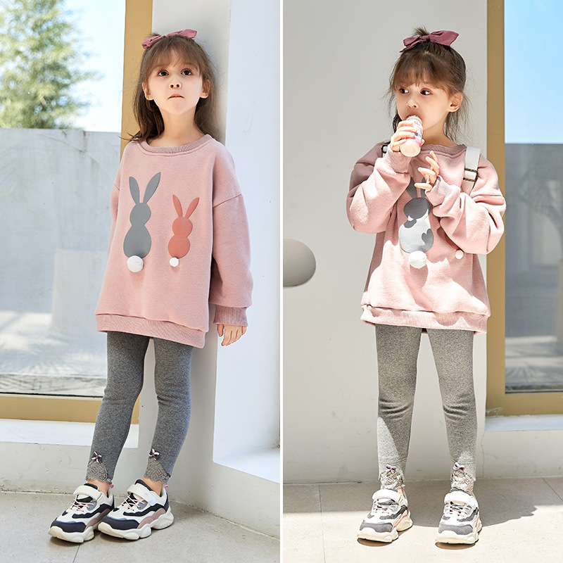 Girls&#039; Cotton Leggings Spring and Autumn Outerwear Spring Babies&#039; Trousers Children&#039;s Pants 2022 New Children&#039;s Clothing