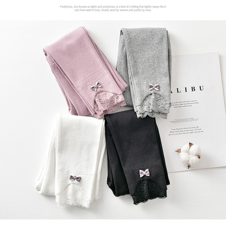 Girls' Cotton Leggings Spring and Autumn Outerwear Spring Babies' Trousers Children's Pants 2022 New Children's Clothing
