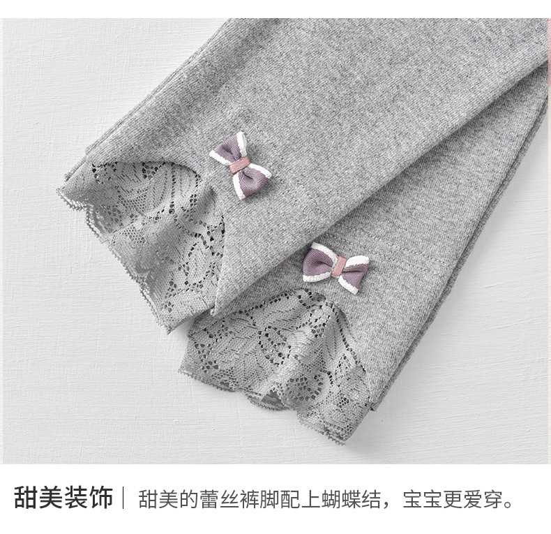 Girls' Cotton Leggings Spring and Autumn Outerwear Spring Babies' Trousers Children's Pants 2022 New Children's Clothing