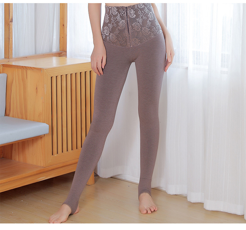 Belly Compression Leggings Women's Arm Lifting Shaping Pants Postpartum Waist Shaping Autumn and Winter Velvet Padded Thickened Outer Wear Cotton High Waist Zipper Belly Compression Leggings Women's Arm Lifting Shaping Pants Postpartum Waist Shaping Autumn and Winter Velvet Padded Thickened Outer Wear Cotton High Waist Zipper