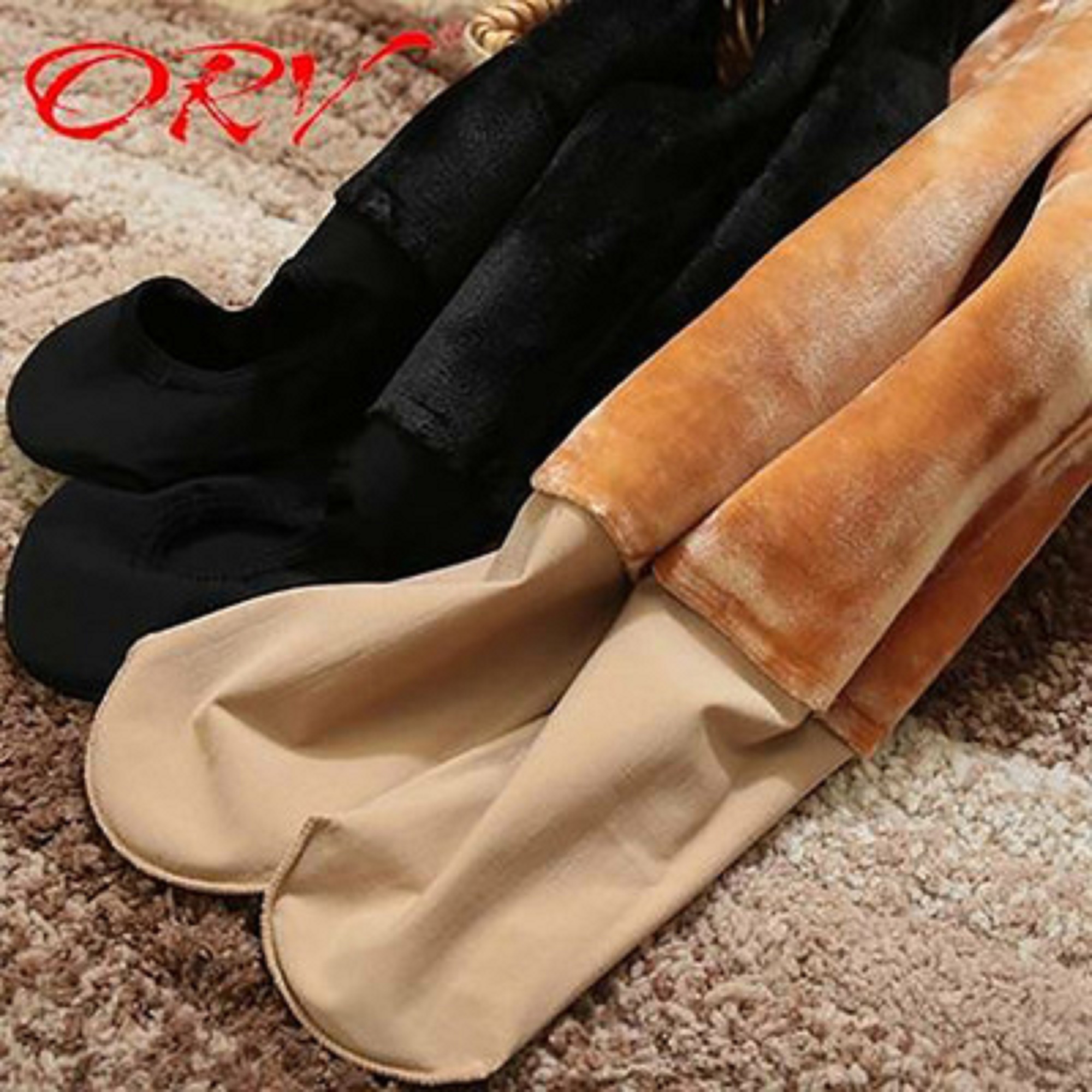 300G Winter Velvet Padded Leggings Women&#039;s High Waist Slim Fit Superb Fleshcolor Pantynose Pantyhose Fake Transparent Warm Leggings