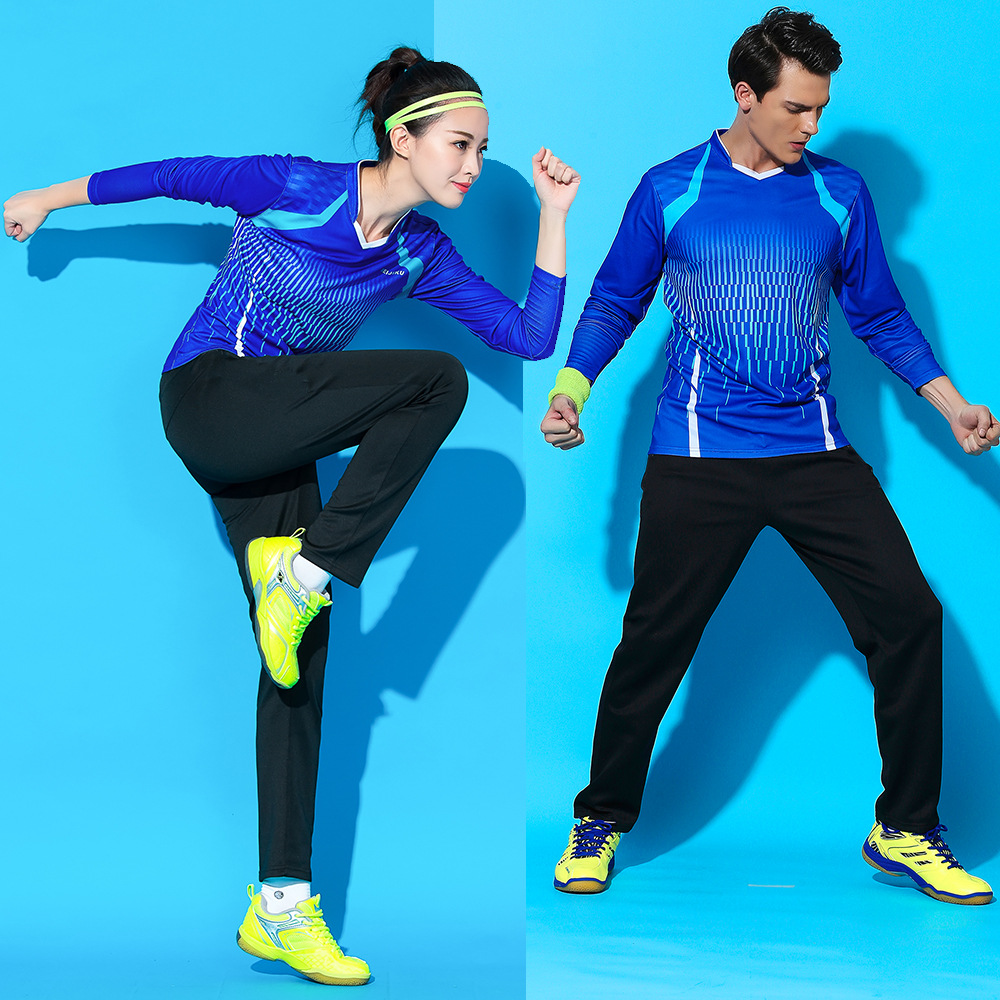 New Quick Dry Table Tennis Autumn and Winter Badminton Clothing Long Sleeve Trousers Suit Women&#039;s Sports False-Two-Piece Skirted Leggings Quick Drying Clothes