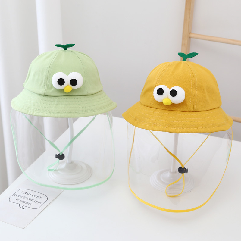 Baby Hat Spring and Autumn Season Cloth Eyes Breathable Protective Caps Anti-Droplet Removable Mask Boys and Girls Face Covering Children Hat Baby Hat Spring and Autumn Season Cloth Eyes Breathable Protective Caps Anti-Droplet Removable Mask Boys and Girls Face Covering Children Hat