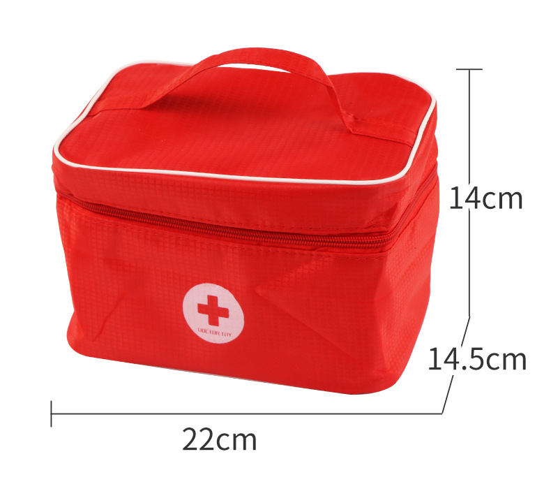 Children's Wooden Simulation Cloth Bag Medicine Box Baby Boys and Girls Play House Simulation Doctor Injection Toy Gift