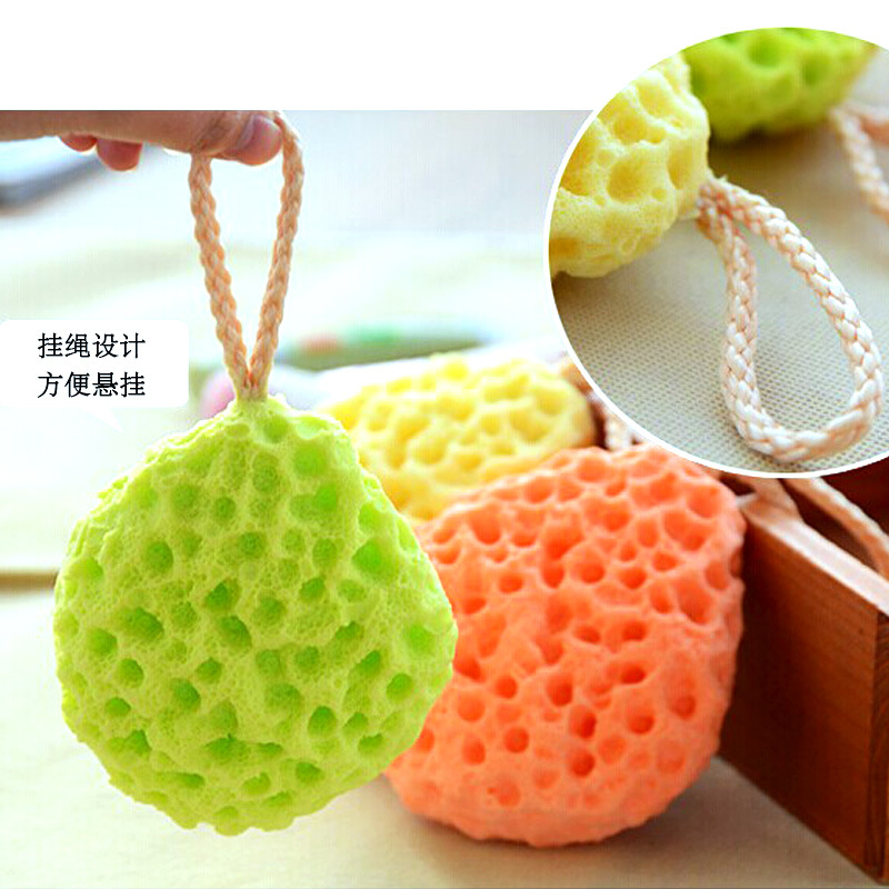 Children's Baby Honeycomb Bath Cleaning Bath Sponge Bath Ball Bath Sponge Non-Latex Washing cloth