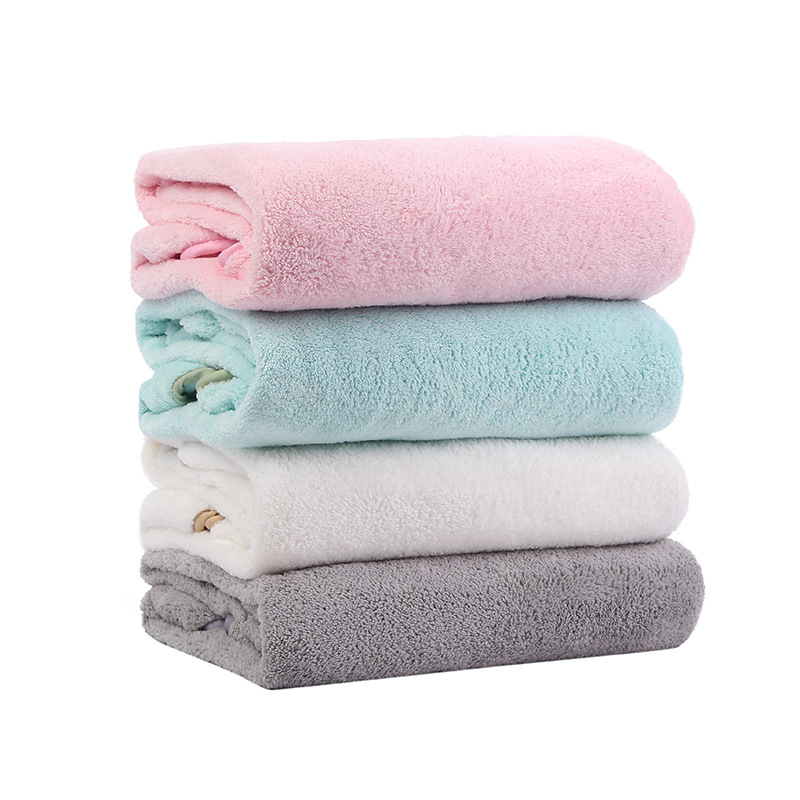 Towel for Children Strong Water Absorption No Villi Slip QuickDrying Baby Wraparound Cloth Hooded Cartoon Baby&#039;s Blanket
