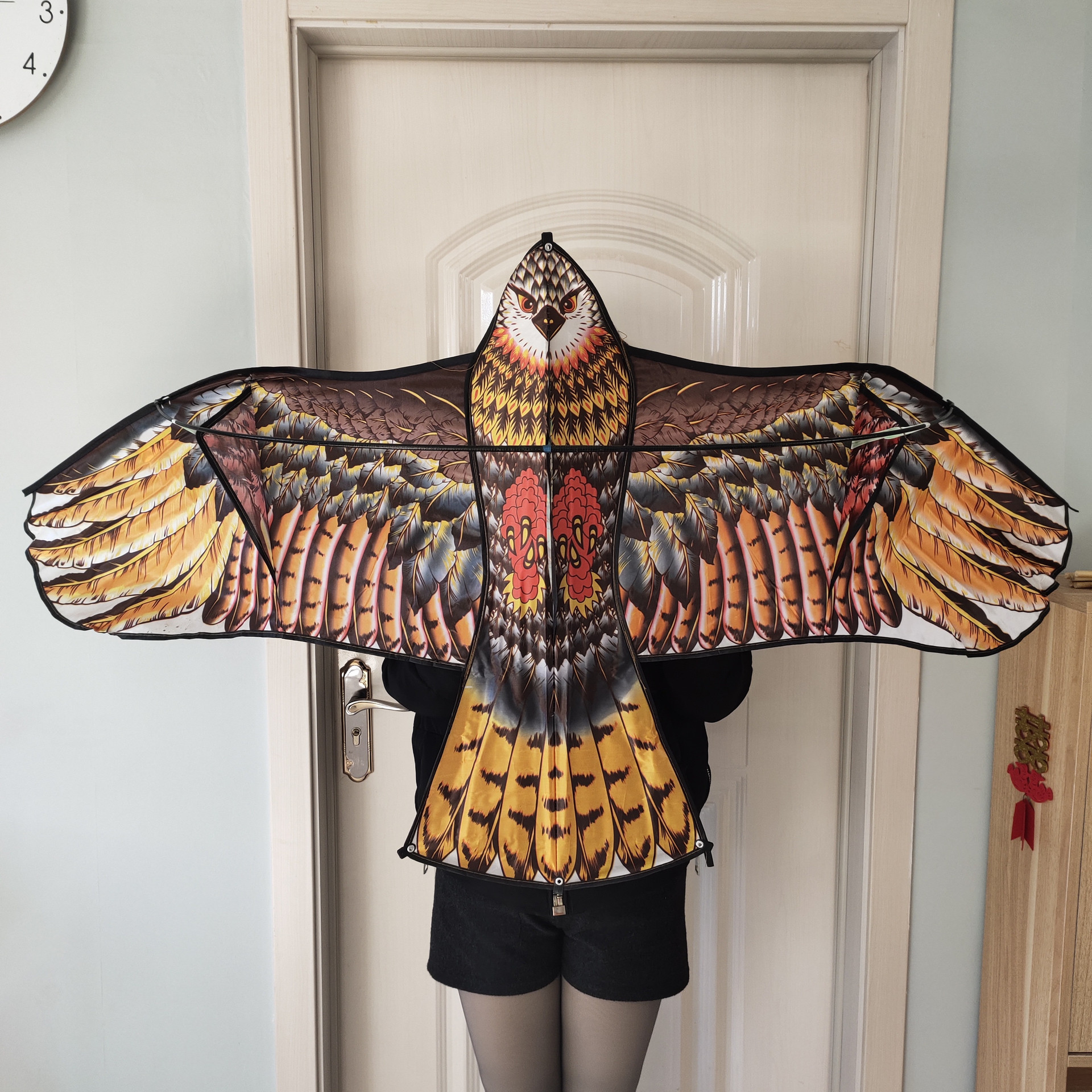 Weifang Kite Wholesale 1.2 M 1.55 M Bright Cloth Heat Printing Children Cartoon Eagle Kite Orchard Bird Repellent Kite Weifang Kite Wholesale 1.2 M 1.55 M Bright Cloth Heat Printing Children Cartoon Eagle Kite Orchard Bird Repellent Kite